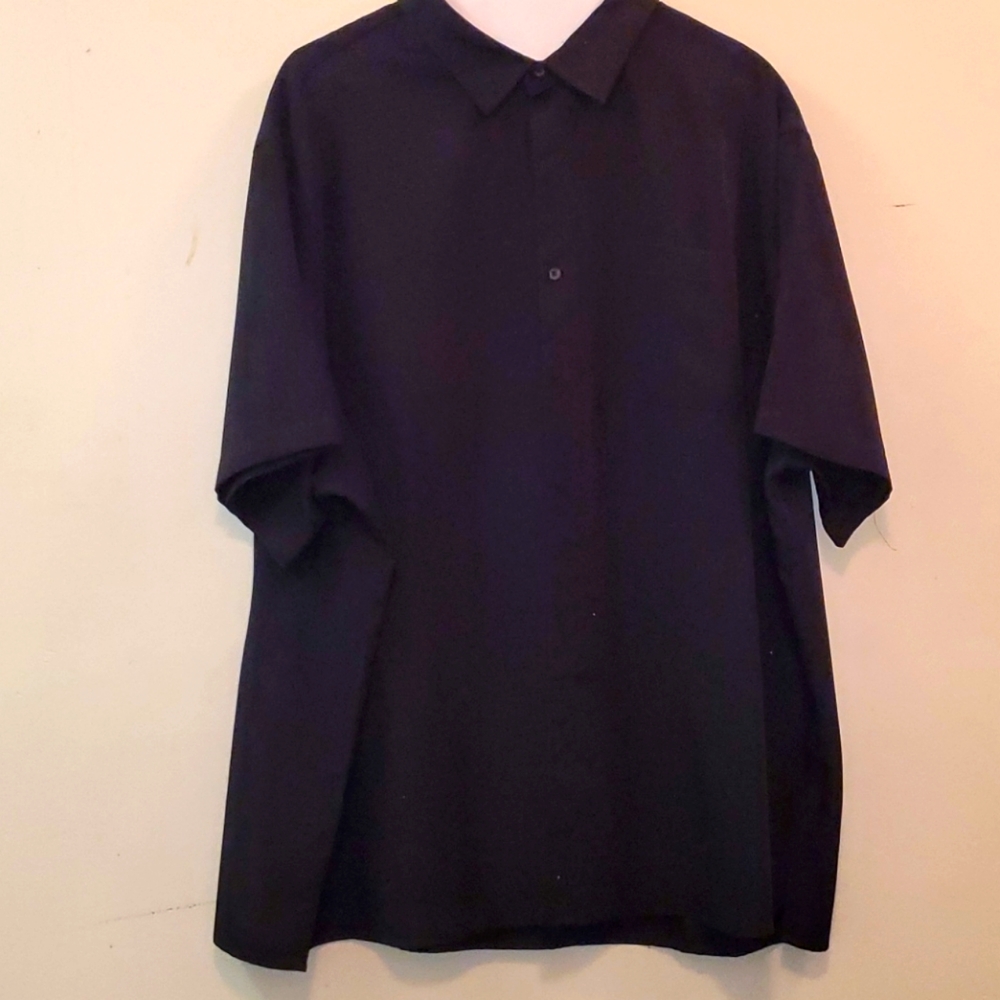 Blk Mens Casual Dress Shirt